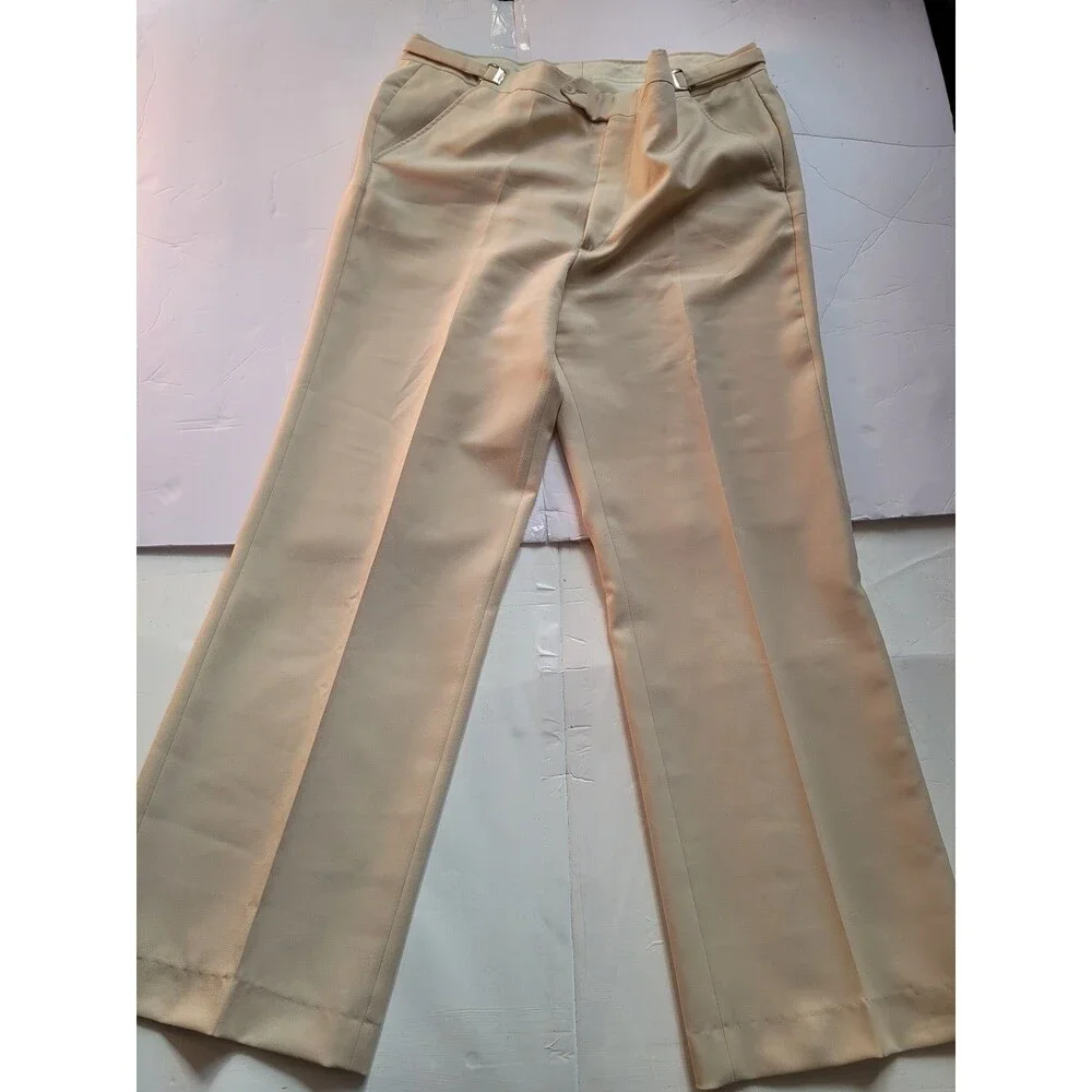 Sycamore Hills Men’s Dress Pants – 38x30 – Beige #F